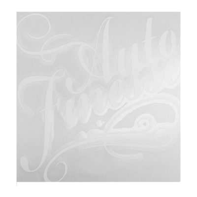 Auto Finesse Наклейка, вырезанная, цв. белый, 8х8,5 см
