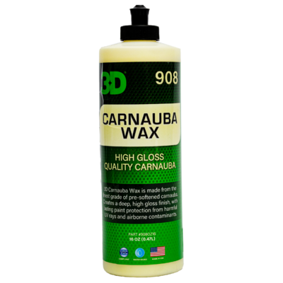 3D Карнаубский воск для глянца, блеска и защиты ЛКП Carnauba Wax 0,48л