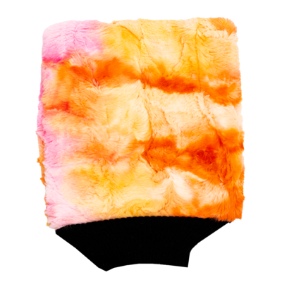 PURESTAR Color-Pop wash mitt (20x25cm) плюшевая мягкая рукавица для мойки, оранжевая