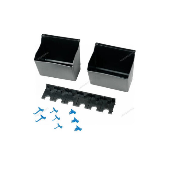 Тележка инструментальная с пластиковыми полками синяя (состоит из 2 коробок) T3B NORDBERG