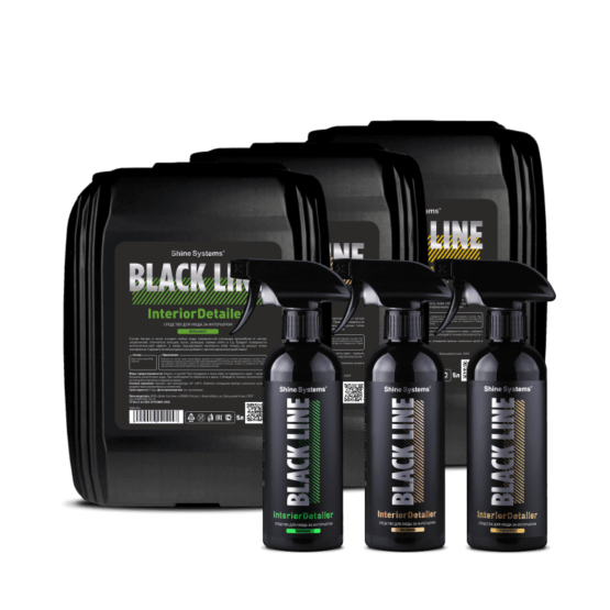 Shine Systems Black Line InteriorDetailer Bergamot - средство для ухода за интерьером, 5 л