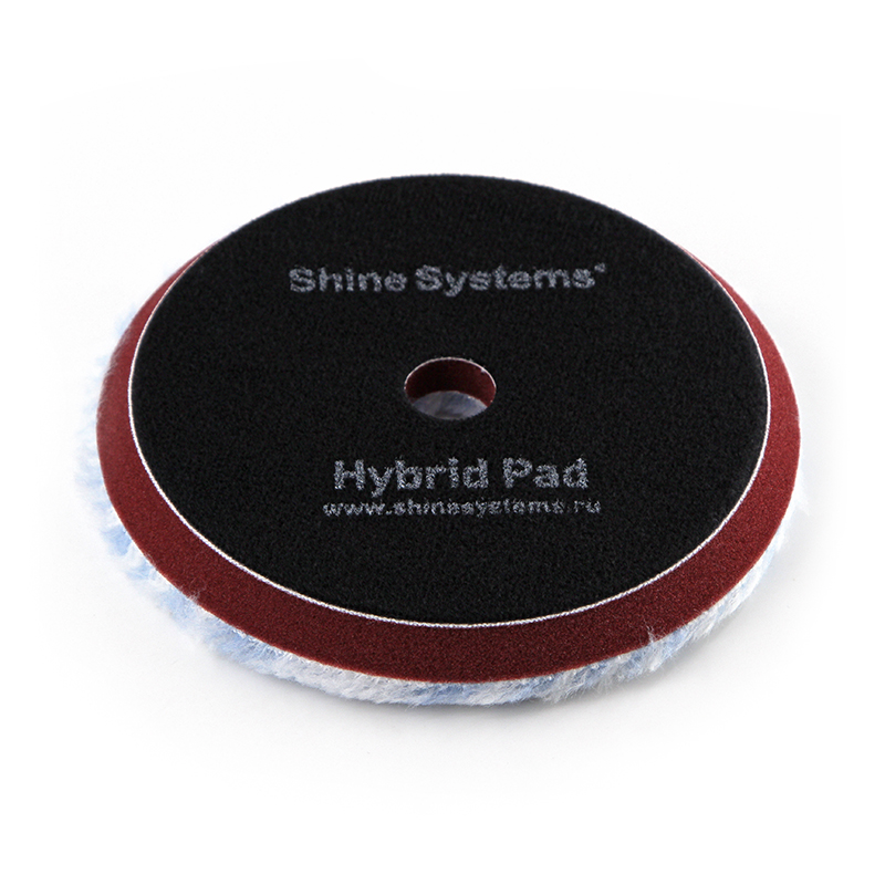 Shine Systems Hybrid Pad - гибридный полировальный круг, 155 мм