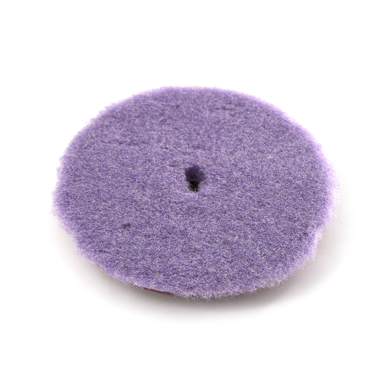 Shine Systems Lila Wool Pad - полировальный круг из лилового меха, 130 мм