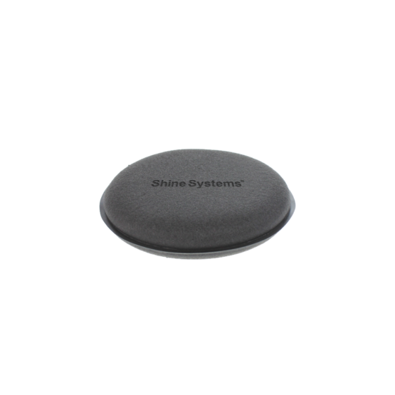 Shine Systems Wax Pad - Аппликатор черный поролоновый круглый 10*2