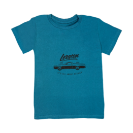Футболка детская LERATON WEAR Premium «Ranchero it's all about details» синяя, рост 98-104