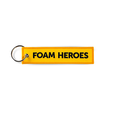 Foam Heroes Remove Before Wash ремувка желтая, 13х3см