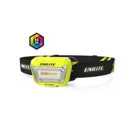 UNILITE CRI-H200R - Налобный сенсорный фонарь 3 цвета, CRI 96+, 200 Lm, 1500 mAh, IPX5