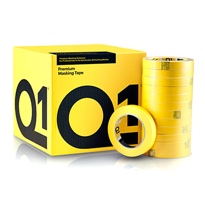 Малярная Лента Q1® Premium - 18мм*50м, Желтая