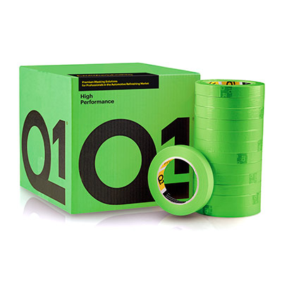 Малярная Лента Водостойкая Q1® High Performance - 18мм*50м, Зеленая