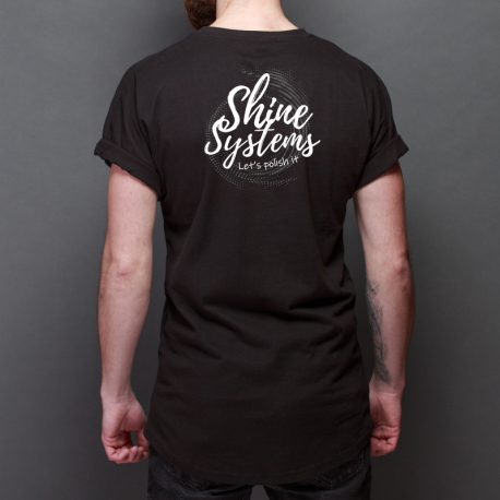 Shine Systems футболка черная "Detailer Dog", L
