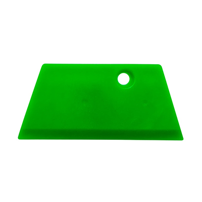 Uzlex Ракель-выгонка трапецевидный, жёсткий, зелёный (105x50мм)