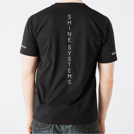 Shine Systems футболка черная "Black Line" - M