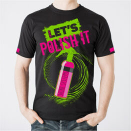 Shine Systems Футболка черная "Let`s polish it" M