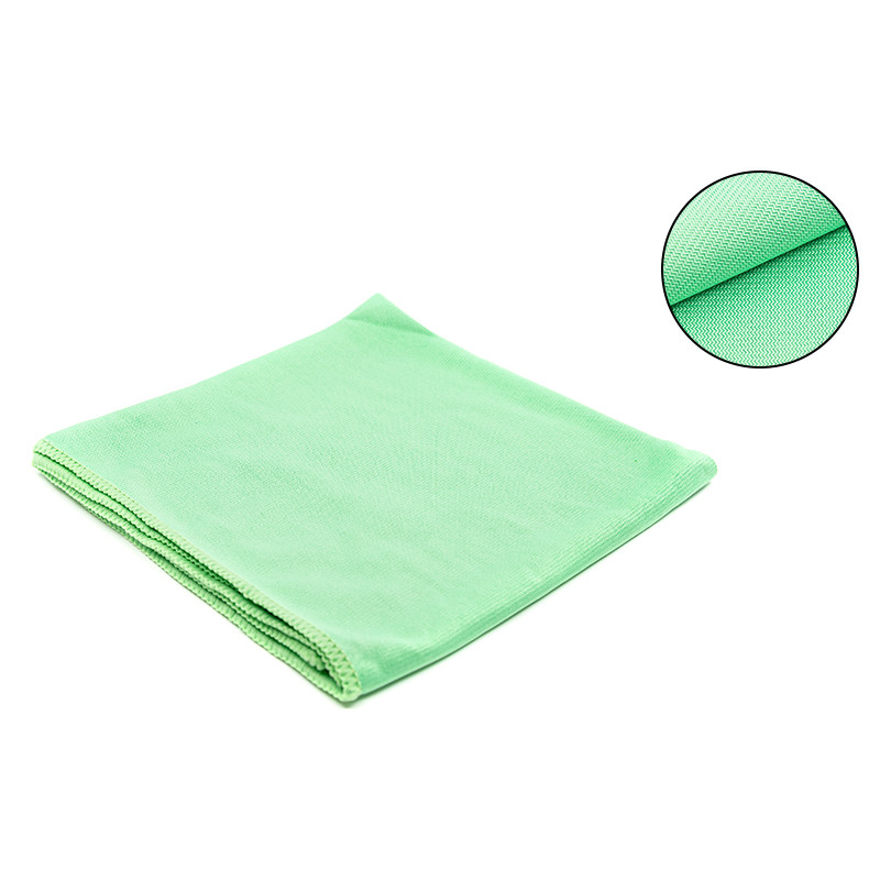 Микрофибра для стекол 40x60 - А302 Green GLASS Microfibre Towel