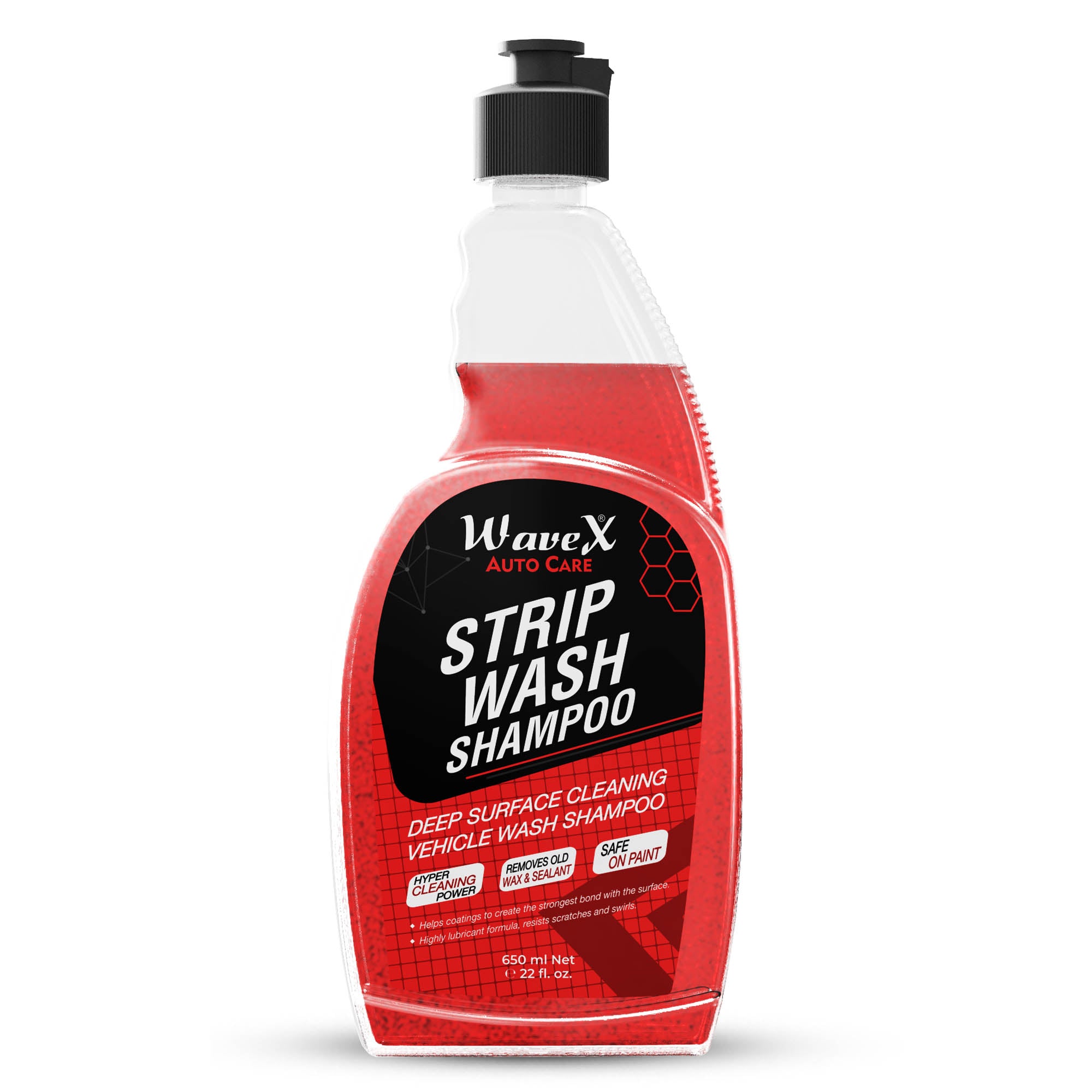WaveX Шампунь для снятия защитных покрытий Strip Wash Shampoo