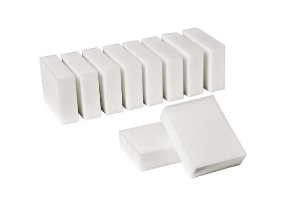 Меламиновая губка 110x70x30мм, (10 шт.) А302 MELAMINE SPONGE WHITE