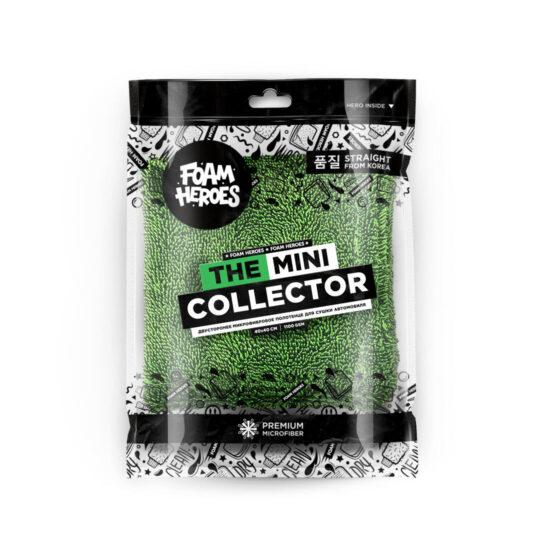 Foam Heroes The Collector mini двухстороннее полотенце для сушки автомобиля 40х40см, 1100г/м2