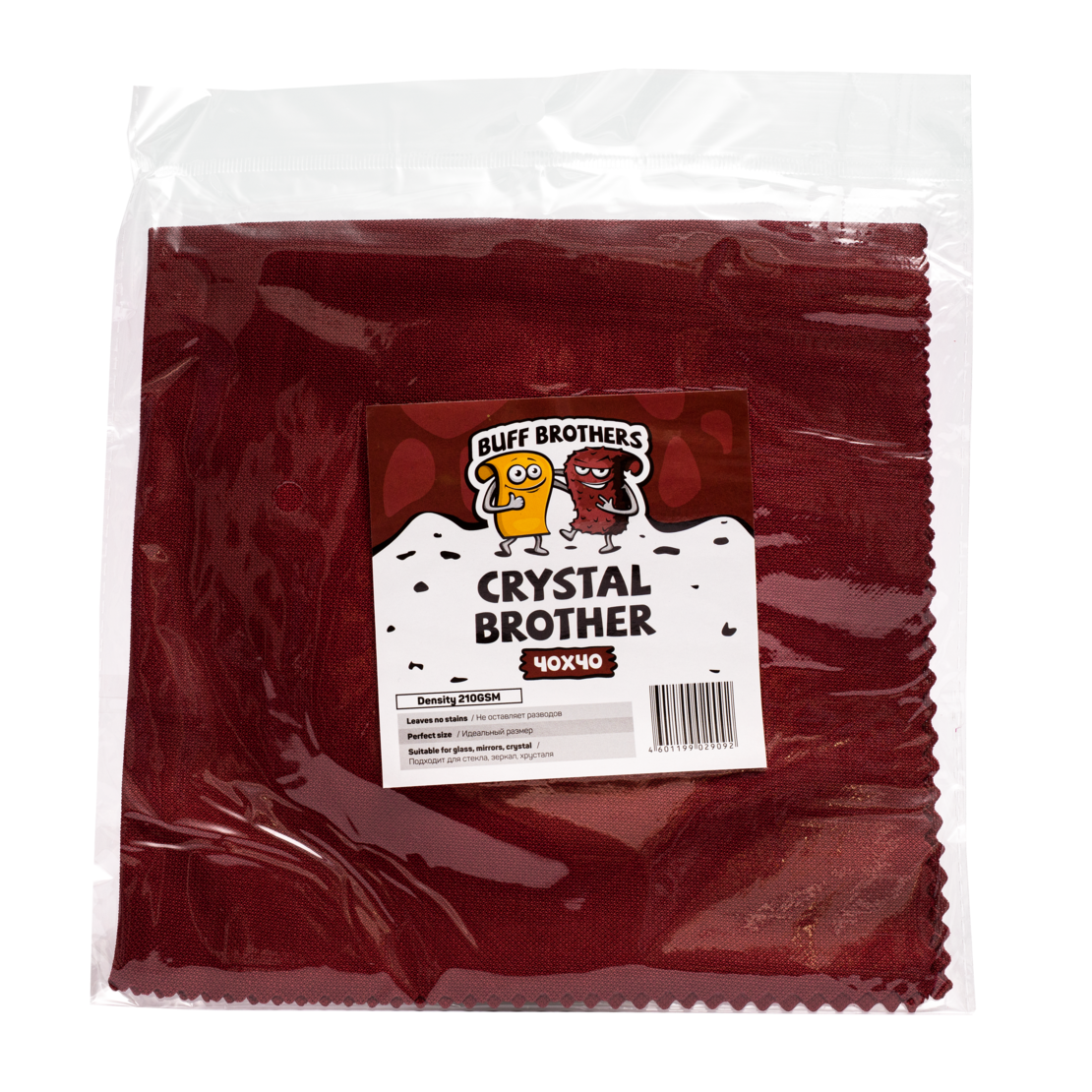 Микрофибра для стекол и зеркал BUFF BROTHERS CRYSTAL BROTHER 40×40