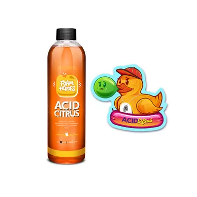 Foam Heroes Acid Citrus кислотный шампунь для ручной мойки автомобиля, 500мл