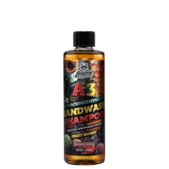 Суперконцентрированный шампунь для ручной мойки LERATON A3 HANDWASH SHAMPOO FRUIT HONEY 473мл