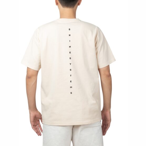Shine Systems Футболка белая Oversize Logo black M/L