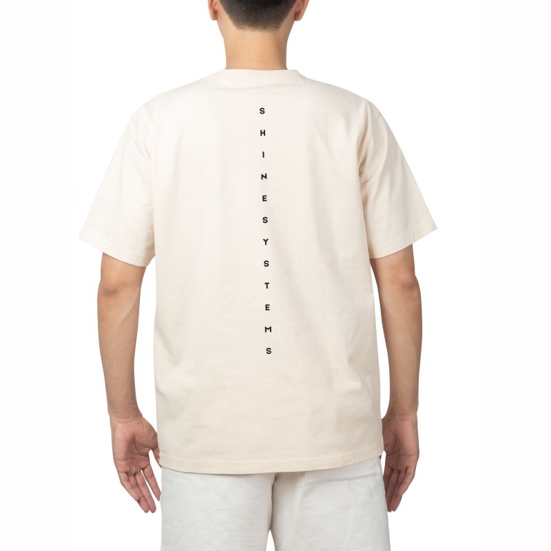 Shine Systems Футболка белая Oversize Logo black M/L