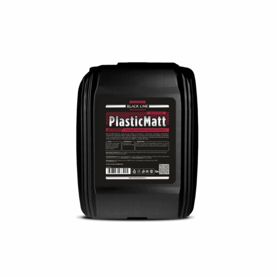 Shine Systems Black Line PlasticMatt - матовый полироль для пластика и винила салона, 5 л