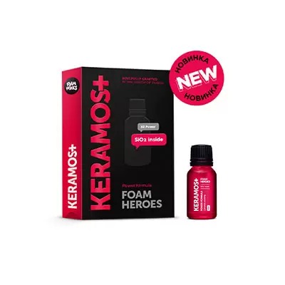 Foam Heroes Keramos+ керамическое покрытие для ЛКП автомобиля, 15мл
